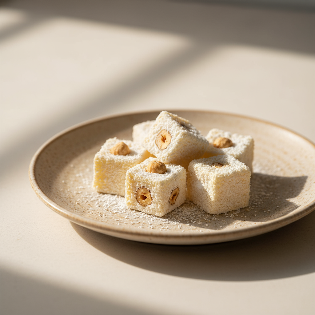 카르시바시 프리미엄 글루텐 프리 술탄 터키쉬 딜라이트 헤이즐넛 함유 - 500g 박스