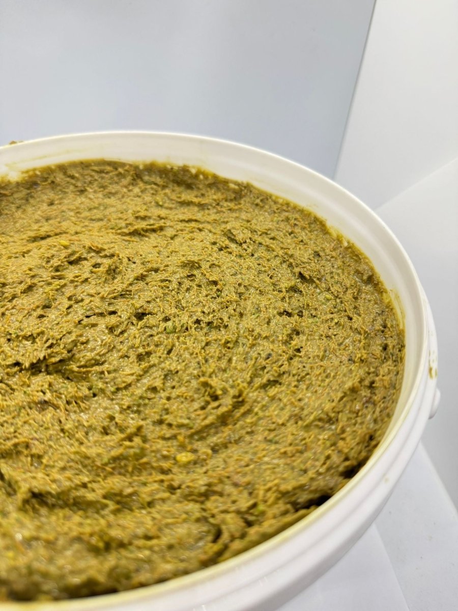 Dubai Chocolate Pistachio Filling with Kunafeh - 30% Pistachio (11 lb | 5kg) - TryAladdin