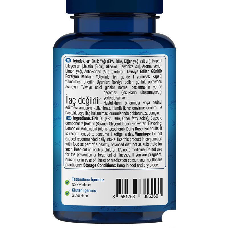 One Up Omega 3 1000 mg 60 Tablets - TryAladdin