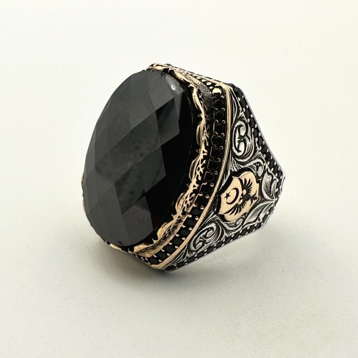 Ottoman Style Men's Ring - TryAladdin