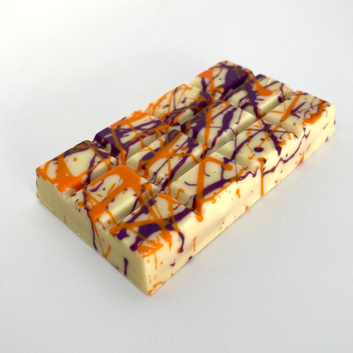 White Dubai Style Chocolate with Mango, Dragon Fruit and Popping Chocolates - 75g - TryAladdin