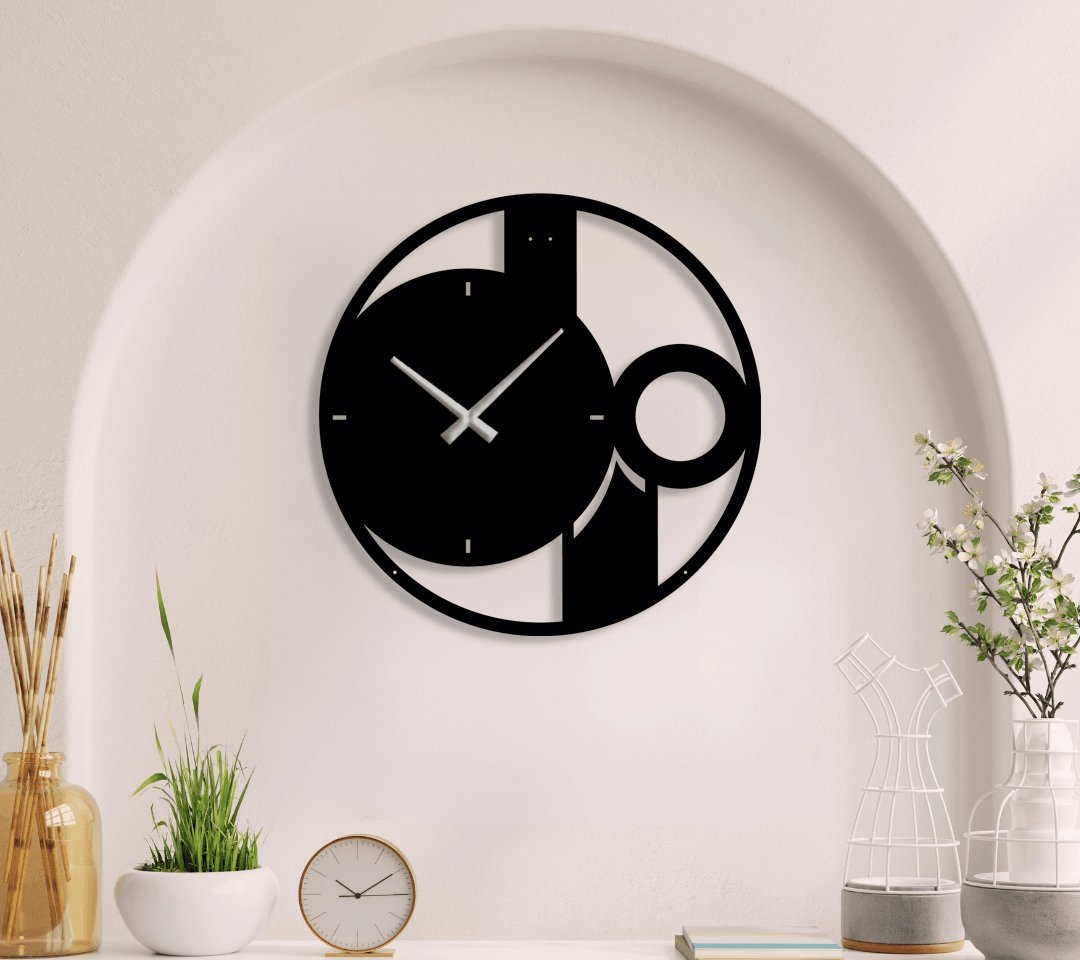 NR Dizayn | Decorative Metal Wall Clock - TryAladdin