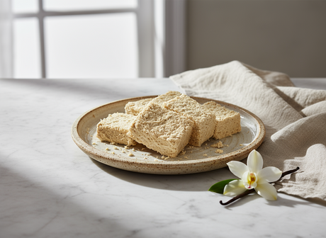 Premium Classic Plain Tahini Halva (Sade Helva) - 400g Block