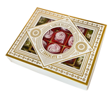 Carsibasi 프리미엄 모듬 터키쉬 딜라이트 (슬리버드 피스타치오 & 로즈) - 500g 럭셔리 박스