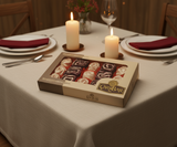 Carsibasi 프리미엄 모듬 터키쉬 딜라이트 (장미 & 벨벳 롤) - 350g 선물 상자