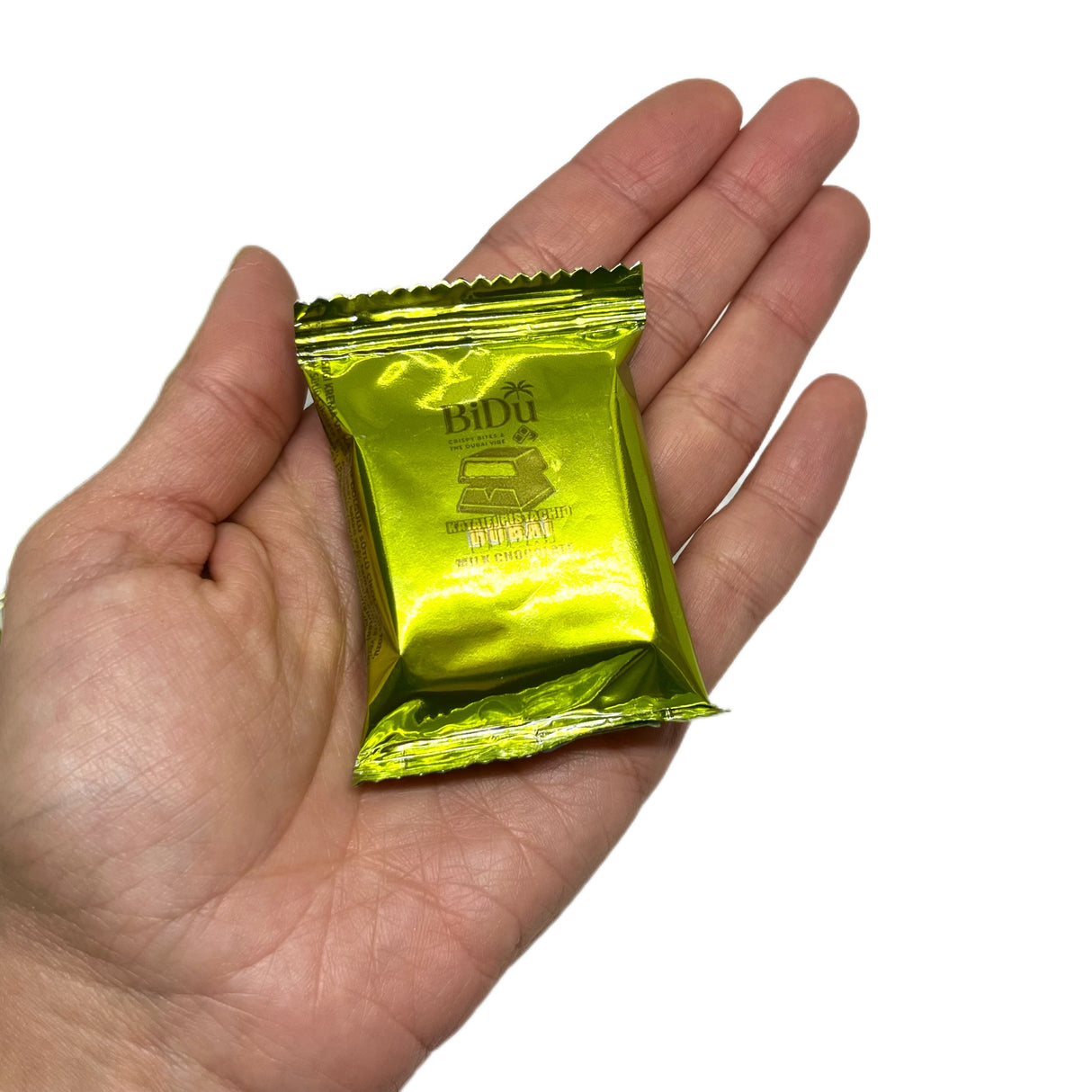 BiDu 프리미엄 두바이 스타일 밀크 초콜릿 피스타치오 & 슈레드 위트 - 17g