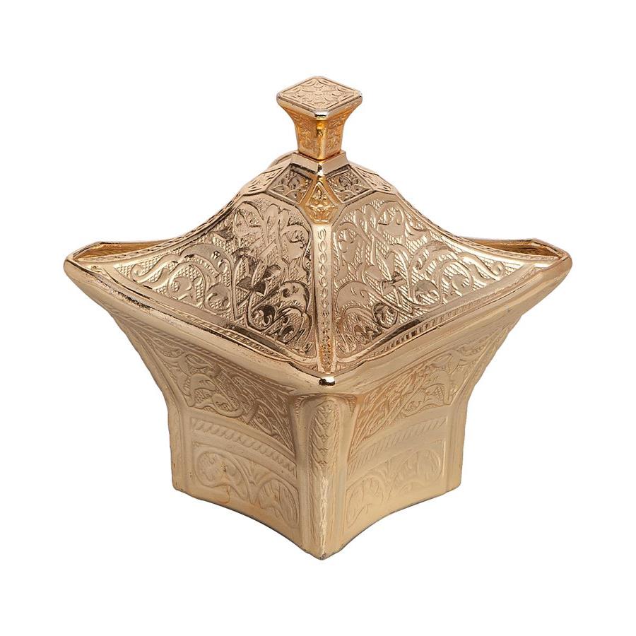 Acar | Sugar Bowl - Large Square - Gold - TryAladdin