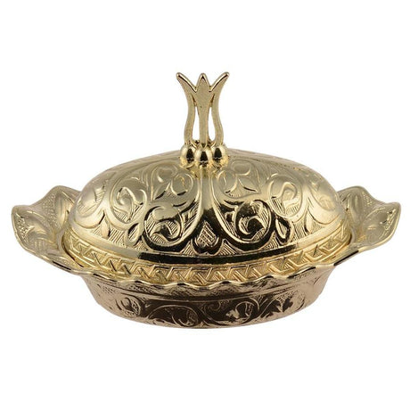 Acar | Turkish Delight Bowl - Large Sandalwood - Gold - TryAladdin