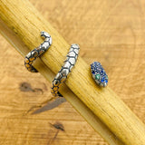 Adjustable Sapphire Snake Ring - TryAladdin