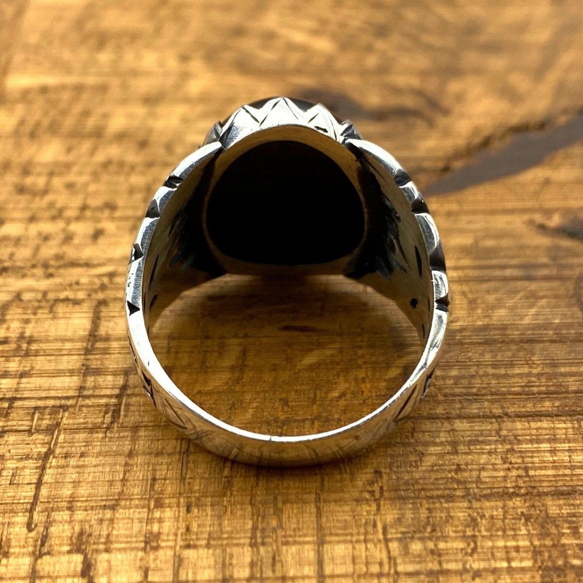 Black Onyx Ring - TryAladdin