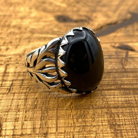 Black Onyx Ring - TryAladdin