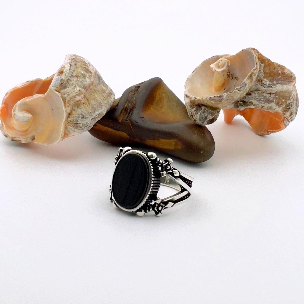 Black Onyx Ring Men - TryAladdin