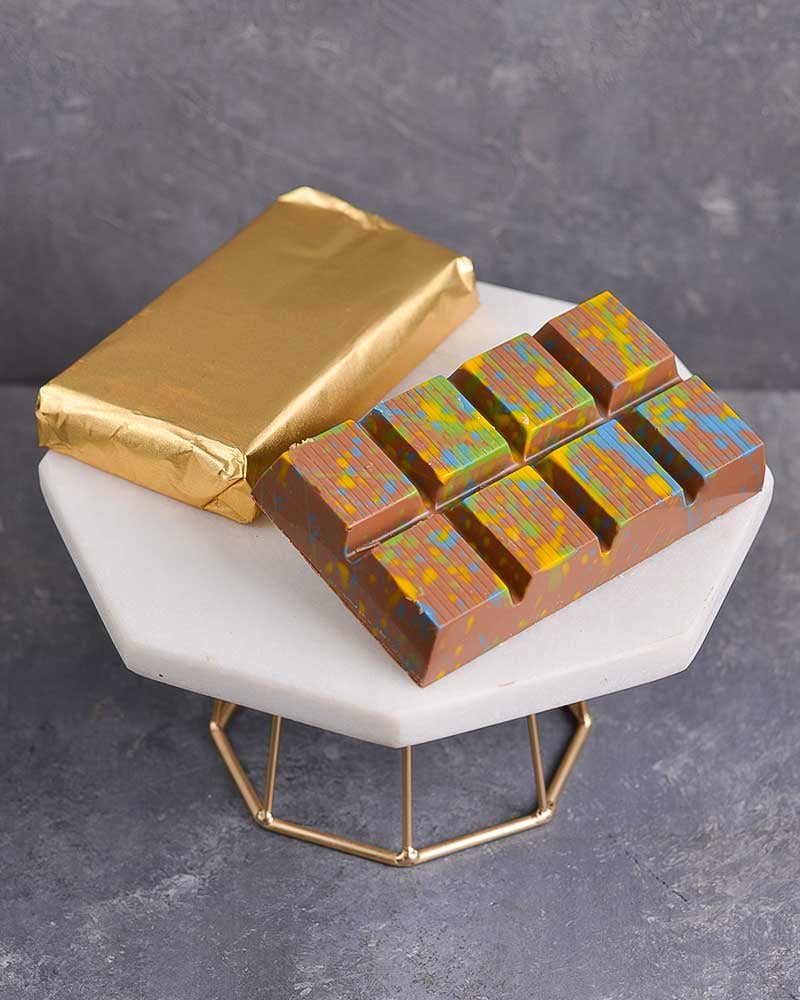 Dubai Luxury Chocolate Bar with Tahini, Kadayif & Antep Pistachios - Gourmet Delight - TryAladdin