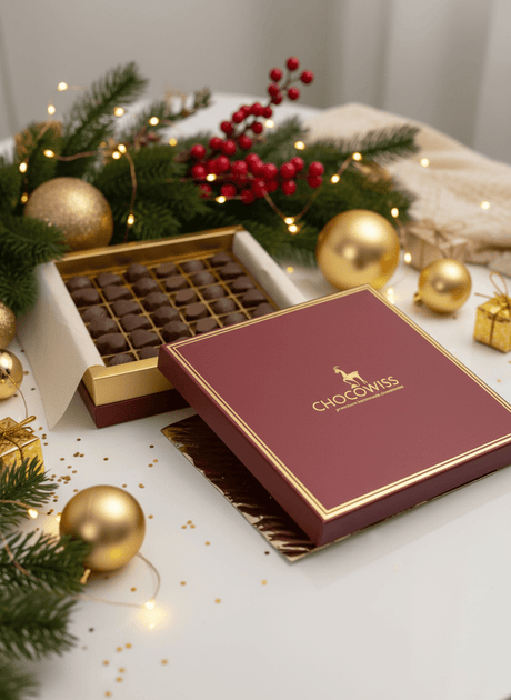 Chocowiss Executive Assortment - Dubai - Style Pistachio & Kadaif Pralines - 410g - TryAladdin