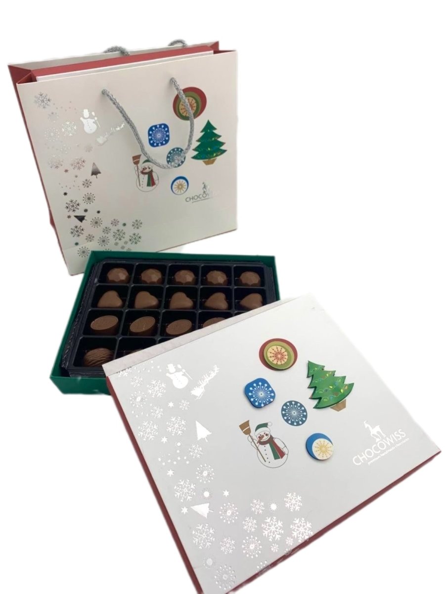 Chocowiss Premium Holiday Assortment - Dubai - Style Pistachio & Kadaif Pralines - 230g - TryAladdin