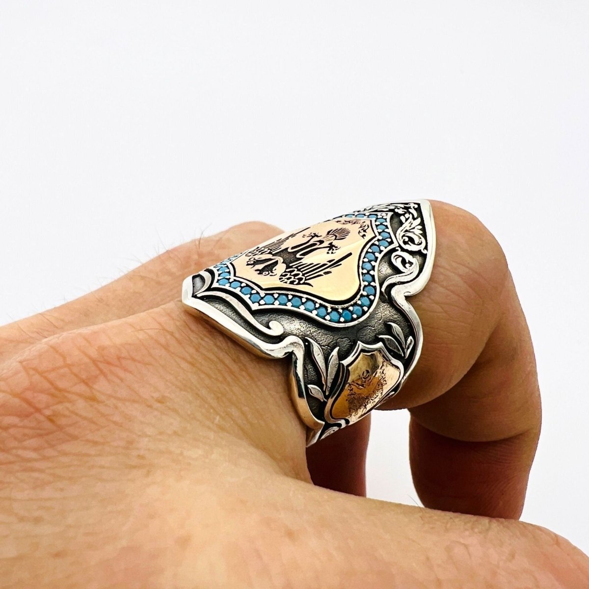 Double Headed Eagle Thumb Ring - TryAladdin