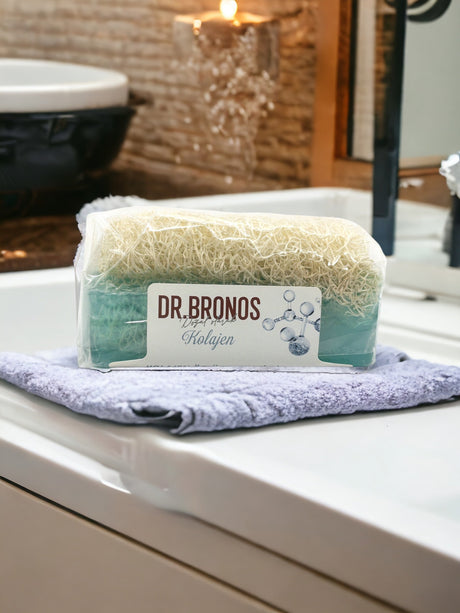 Dr. Bronos | Collagen Soap with Natural Pumpkin Loofah - TryAladdin