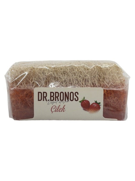 Dr. Bronos | Strawberry Soap with Natural Pumpkin Loofah - TryAladdin