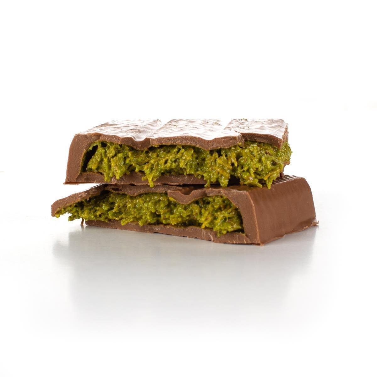 Melodi Premium Dubai Chocolate with 65% Pistachio Kadayif Filling & Milk Chocolate (300g) - TryAladdin