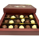Ema Chocolate Milk and White Chocolate Truffles With Dubai Filling - 250g - TryAladdin