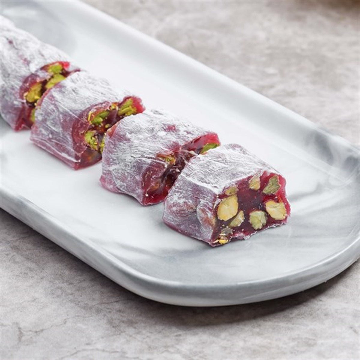 Hafiz Mustafa 1864 | Turkish Delight Pomegranate with Pistachio Wick (1 KG) - TryAladdin