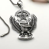 Harley Davidson 925 Sterling Silver Necklace - TryAladdin