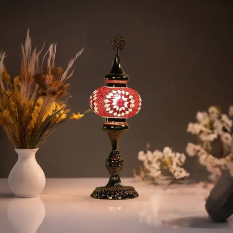 HND Handicraft | Handmade Turkish - Moroccan Mosaic Table Lamp - TryAladdin