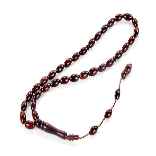 Kuka Wood Tasbih - 33 Beads - 6 mm Barley Cut - TryAladdin