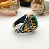 Malachite Stone Men's Ring - TryAladdin