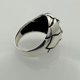 Men's Anchor Design Silver Ring - TryAladdin