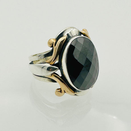 Men's Black Zircon Stone Ring - TryAladdin