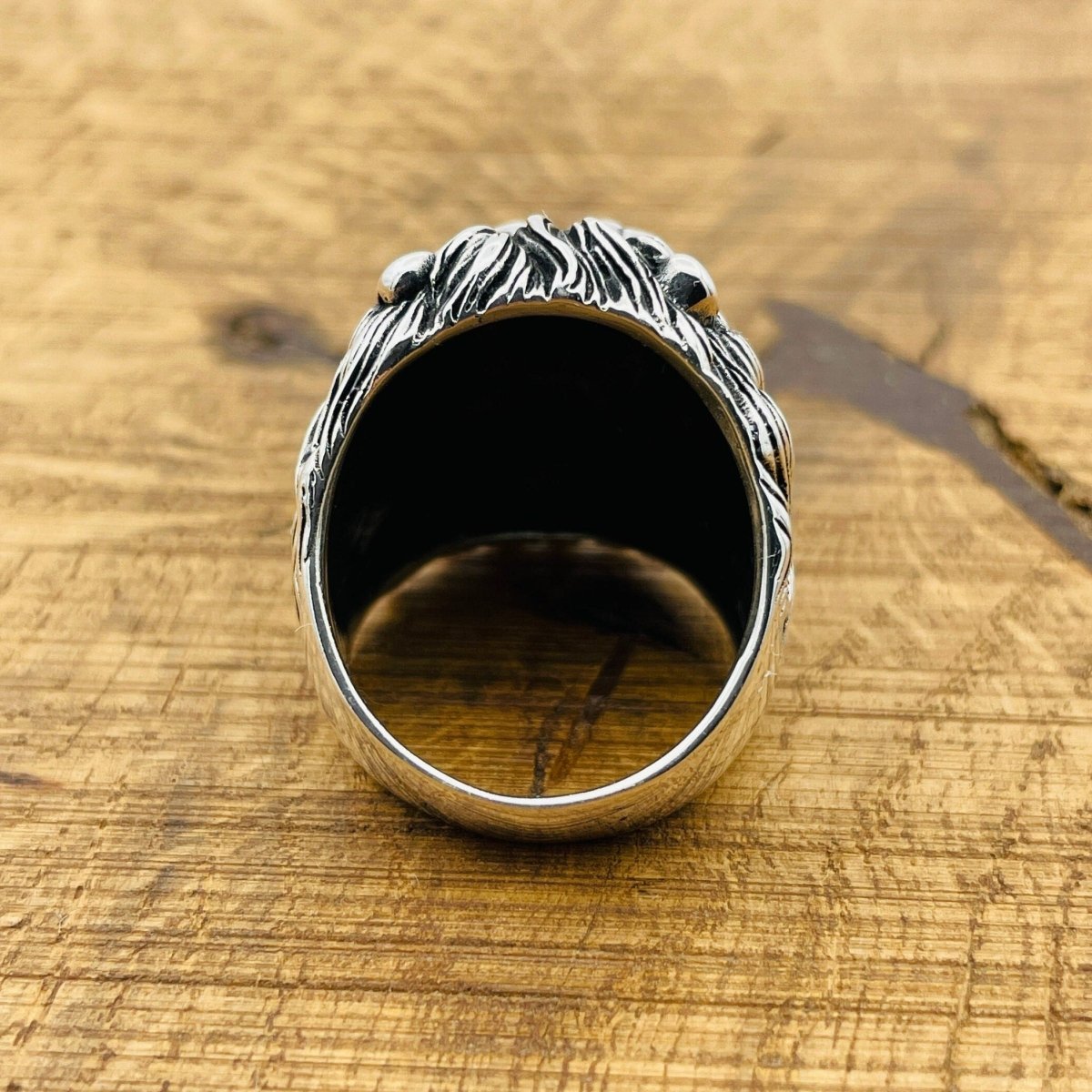 Men's Silver Lion Ring - TryAladdin