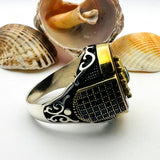 Men's Yemeni Aqeeq Gemstone Ring - TryAladdin