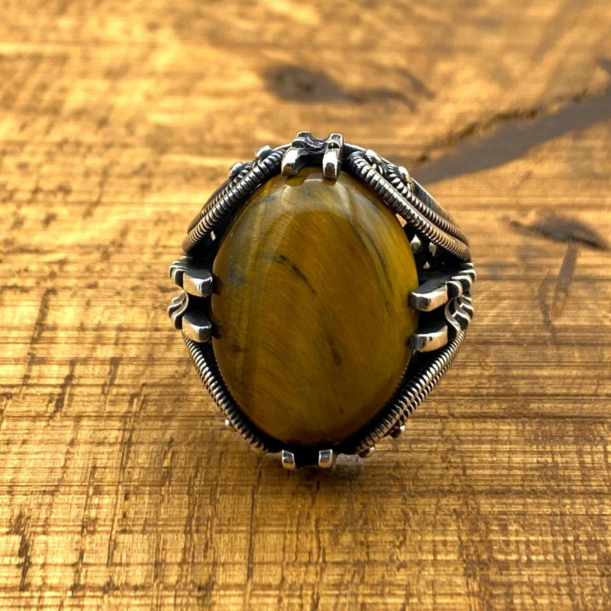 Men's Yemeni Aqeeq Ring - TryAladdin