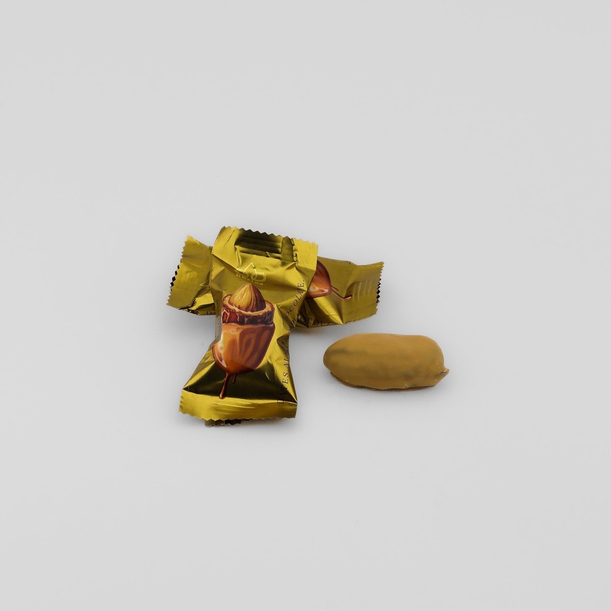 Musfik | Caramel Belgian Chocolate Covered Dates with Almond 500g - TryAladdin