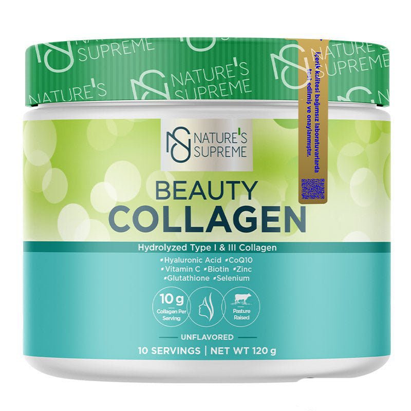 Nature's Supreme Beauty Collagen Powder 120 g Unflavored - TryAladdin