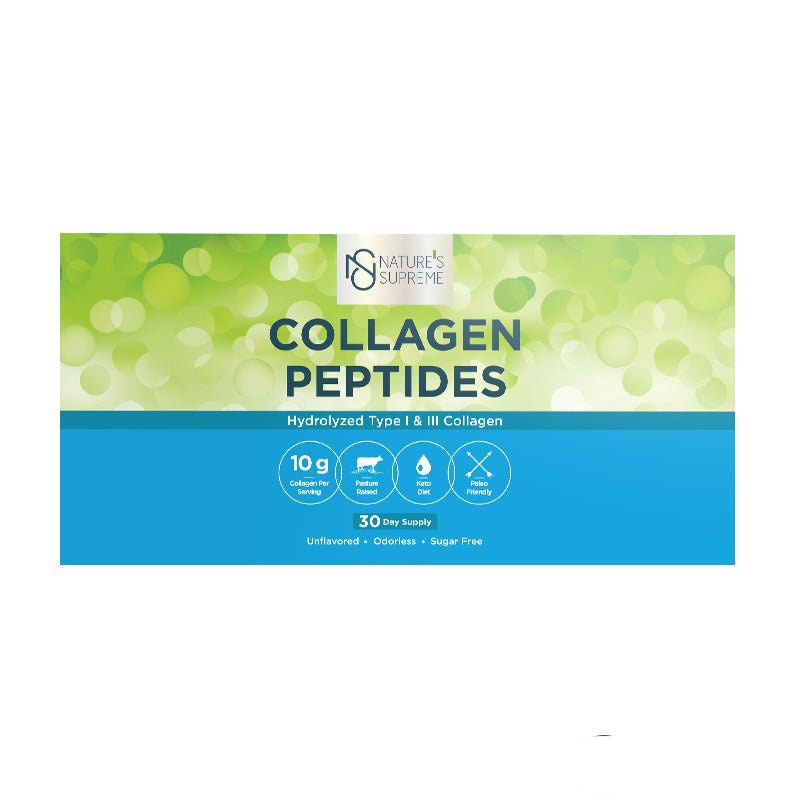 Nature's Supreme Collagen Peptides 30 Sachets Unflavored - TryAladdin