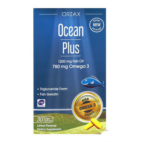 Ocean Plus Omega 3 1200 mg 30 Tablets - TryAladdin