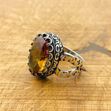 Ottoman Multi - Color Zultanite Men's Ring - TryAladdin