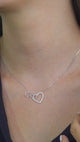 Taki | Heart Attached to Eternal Love Silver Heart Necklace Valentine Gift