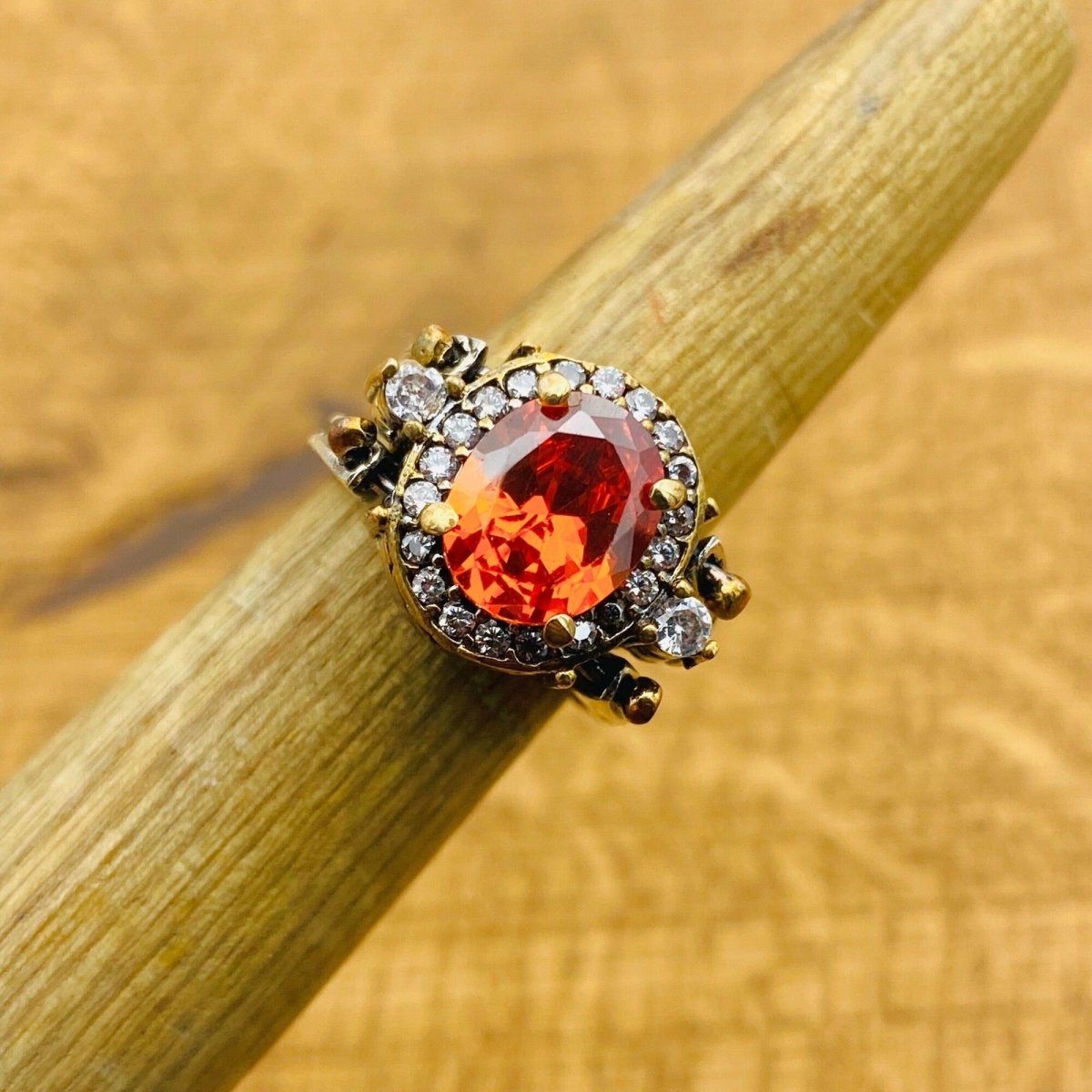 Reversible Ring, Tourmaline - Ruby Stone - TryAladdin