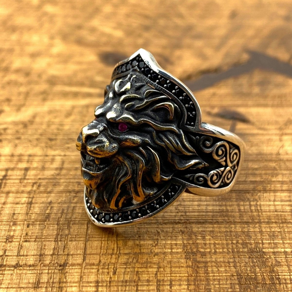 Silver Lion Men's Ring - TryAladdin