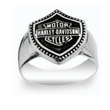 Sterling Silver Harley Davidson Ring - TryAladdin