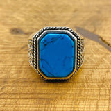 Sterling Silver Turquoise Ring - TryAladdin