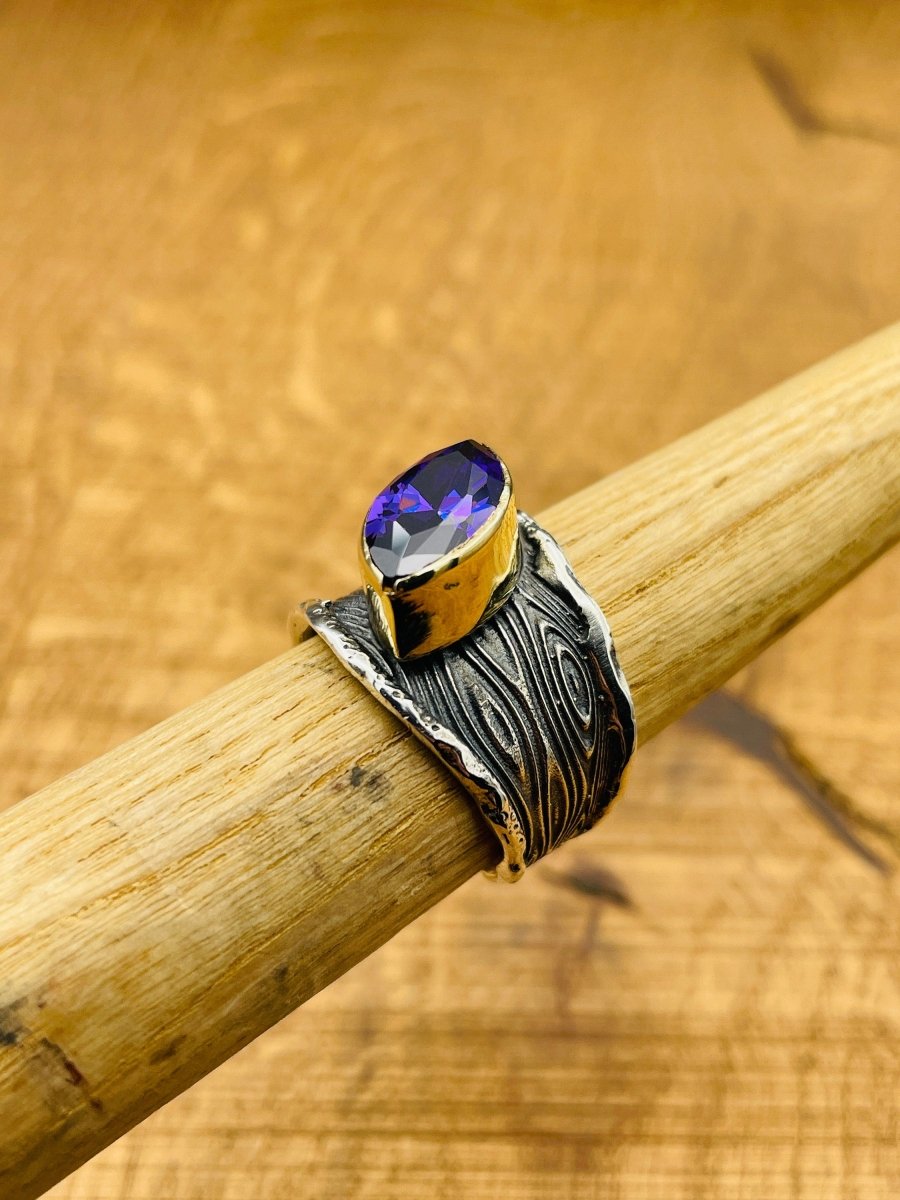 Women's Amethyst 925 Sterling Silver Ring - TryAladdin