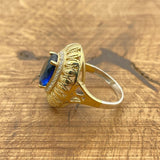 Women's Blue Sapphire Ring - TryAladdin