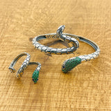 Women’s Emerald Snake Bracelet - TryAladdin