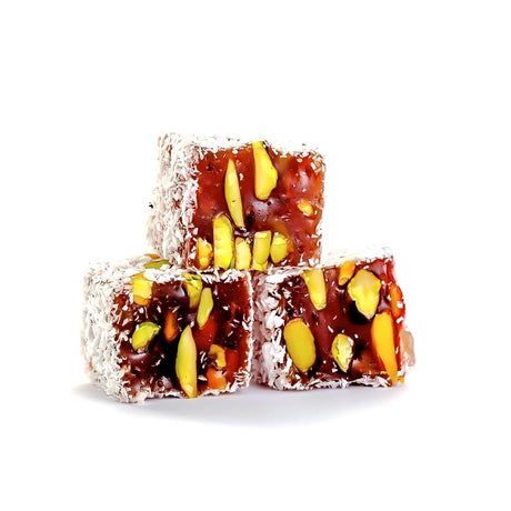 Ganik | Turkish Delight Double Roasted Pomegranate Wick with Pistachio & Coconut - TryAladdin