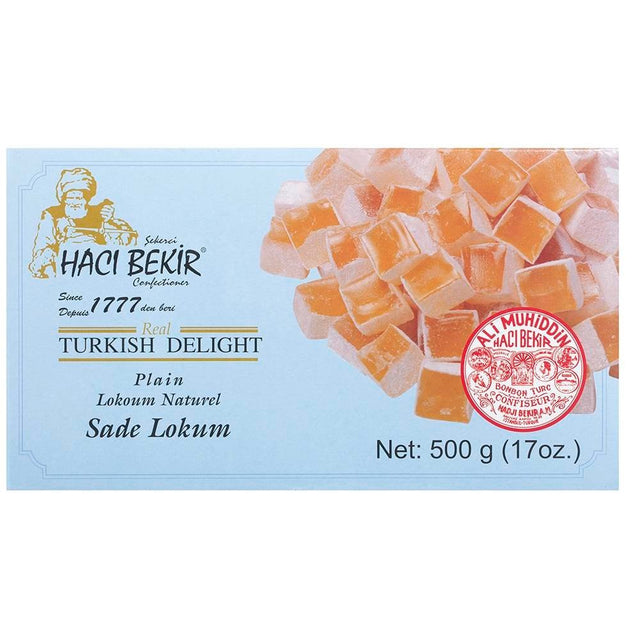 Haci Bekir Exclusive Turkish Delight Plain - Unique Consistency Lokums - TryAladdin