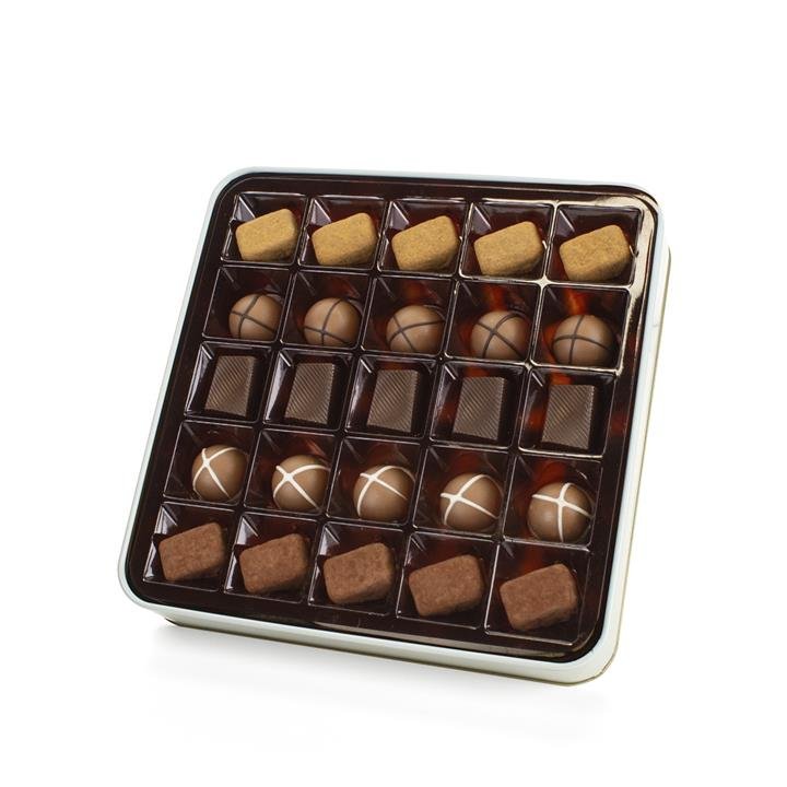 Melodi - Delightful Praline Chocolate - Gift Metal Box - 250 Grams - TryAladdin